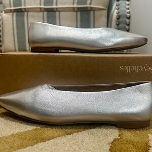 Seychelles Shimmering Silver Flats